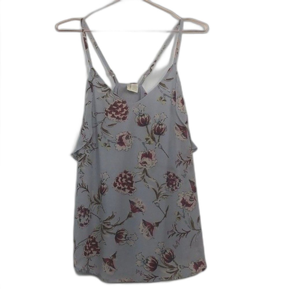 Japna Floral Cami Ruffle Detail Around Back (255) - Picture 2 of 6